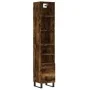 Aparador de madera contrachapada roble ahumado 34,5x34x180 cm von , Sideboards - Ref: Foro24-3189794, Preis: 97,26 €, Rabatt: %