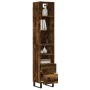 Aparador de madera contrachapada roble ahumado 34,5x34x180 cm von , Sideboards - Ref: Foro24-3189794, Preis: 97,26 €, Rabatt: %