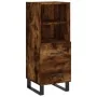 Aparador de madera contrachapada roble ahumado 34,5x34x180 cm von , Sideboards - Ref: Foro24-3189794, Preis: 97,26 €, Rabatt: %