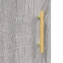 Aparador alto madera contrachapada gris Sonoma 34,5x34x180 cm de , Aparadores - Ref: Foro24-3200255, Precio: 106,71 €, Descue...