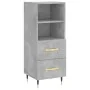 Aparador de madera contrachapada gris hormigón 34,5x34x180 cm de , Aparadores - Ref: Foro24-3199285, Precio: 104,73 €, Descue...
