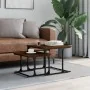 Mesa de centro apilable 2 pzas madera ingeniería roble marrón by , Coffee table - Ref: Foro24-833372, Price: 32,74 €, Discoun...