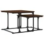 Mesa de centro apilable 2 pzas madera ingeniería roble marrón by , Coffee table - Ref: Foro24-833372, Price: 32,74 €, Discoun...