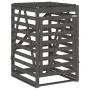 Cobertizo cuádruple para cubos de basura madera de pino gris by , Waste container supports - Ref: Foro24-3157699, Price: 550,...