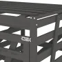 Cobertizo cuádruple para cubos de basura madera de pino gris by , Waste container supports - Ref: Foro24-3157699, Price: 550,...