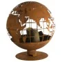 Esschert Design Brasero con forma de globo terráqueo by , Chimneys - Ref: Foro24-433899, Price: 324,03 €, Discount: %