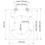 SCHÜTTE Tapa de váter WC BALANCE material MDF by , Toilet and bidet seats - Ref: Foro24-438733, Price: 49,39 €, Discount: %