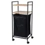 Bathroom Solutions Estantería 2 estantes y cesto colada bambú 89,5 cm von , Kleiderbügel und Regale - Ref: Foro24-442463, Pre...