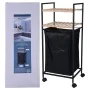Bathroom Solutions Estantería 2 estantes y cesto colada bambú 89,5 cm von , Kleiderbügel und Regale - Ref: Foro24-442463, Pre...