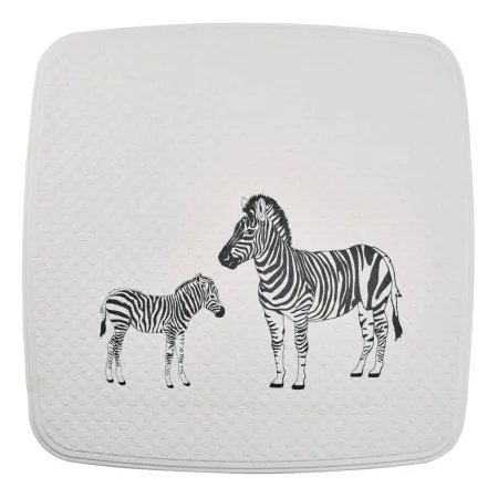 RIDDER Alfombrilla de ducha Zebra blanco y negro 54x54 cm by , Rugs and bath mats - Ref: Foro24-445031, Price: 27,72 €, Disco...