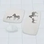 RIDDER Alfombrilla de ducha Zebra blanco y negro 54x54 cm by , Rugs and bath mats - Ref: Foro24-445031, Price: 27,72 €, Disco...