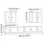 Set de muebles de TV 8 pzas madera contrachapada blanco brillo by , TV Furniture - Ref: Foro24-3188704, Price: 441,29 €, Disc...