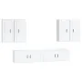Set de muebles de TV 6 pzas madera contrachapada blanco brillo by , TV Furniture - Ref: Foro24-3188712, Price: 394,21 €, Disc...