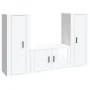 Set de muebles de TV 3 pzas madera contrachapada blanco brillo de , Muebles TV - Ref: Foro24-3188752, Precio: 166,38 €, Descu...