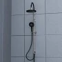 SCHÜTTE Juego de ducha fija MATAO RAIN negro cromado mate von , Duschköpfe - Ref: Foro24-429382, Preis: 130,29 €, Rabatt: %
