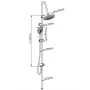 SCHÜTTE Juego de ducha fija MATAO RAIN negro cromado mate von , Duschköpfe - Ref: Foro24-429382, Preis: 130,29 €, Rabatt: %