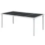 Juego de comedor de jardín 9 piezas de acero negro de , Conjuntos de jardín - Ref: Foro24-43306, Precio: 432,07 €, Descuento: %
