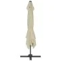 Sombrilla jardín voladiza con palo de aluminio arena 300x300 cm von , Sonnenschirme - Ref: Foro24-44632, Preis: 288,90 €, Rab...