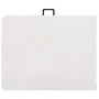 Mesa de jardín plegable con 2 bancos acero y HDPE blanco 180 cm de , Conjuntos de jardín - Ref: Foro24-48833, Precio: 175,64 ...