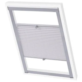 Persiana plisada blanca PK06 by , Blinds and blinds - Ref: Foro24-133531, Price: 48,15 €, Discount: %