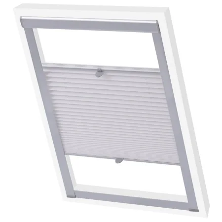 Persiana plisada blanca PK06 de , Persianas y estores - Ref: Foro24-133531, Precio: 48,15 €, Descuento: %