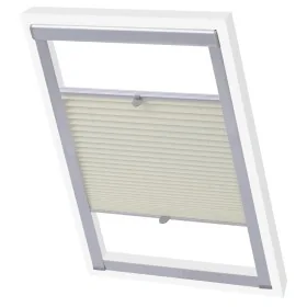 Persiana plisada crema FK06 by , Blinds and blinds - Ref: Foro24-133538, Price: 39,36 €, Discount: %