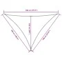 Toldo de vela triangular tela Oxford naranja 5x7x7 m by , Umbrellas - Ref: Foro24-135732, Price: 54,16 €, Discount: %