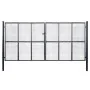 Puerta de malla de jardín acero galvanizado 400x200 cm gris von , Gartentore - Ref: Foro24-143379, Preis: 707,45 €, Rabatt: %