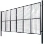 Puerta de malla de jardín acero galvanizado 400x200 cm gris von , Gartentore - Ref: Foro24-143379, Preis: 707,45 €, Rabatt: %
