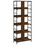 Estantería de madera ingeniería marrón roble 78,5x33x188,5 cm by , Bookcases and shelves - Ref: Foro24-835263, Price: 105,08 ...
