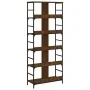 Estantería de madera ingeniería marrón roble 78,5x33x188,5 cm by , Bookcases and shelves - Ref: Foro24-835263, Price: 105,08 ...