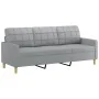 Juego de sofás con cojines 4 piezas tela gris claro de , Sofás - Ref: Foro24-3201266, Precio: 670,33 €, Descuento: %