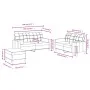 Juego de sofás con cojines 3 piezas tela gris claro by , Sofas - Ref: Foro24-3201298, Price: 467,21 €, Discount: %