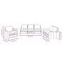 Juego de sofás con cojines 3 piezas tela marrón by , Sofas - Ref: Foro24-3201431, Price: 638,84 €, Discount: %