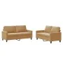 Juego de sofás con cojines 2 piezas terciopelo marrón by , Sofas - Ref: Foro24-3201503, Price: 385,89 €, Discount: %