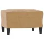Juego de sofás con cojines 3 piezas terciopelo marrón by , Sofas - Ref: Foro24-3202267, Price: 587,84 €, Discount: %