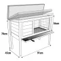 FLAMINGO Conejera Bunny 90 marrón 91x45x70 cm von , Käfige und Lebensräume für Kleintiere - Ref: Foro24-439666, Preis: 103,75...