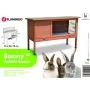 FLAMINGO Conejera Bunny 90 marrón 91x45x70 cm von , Käfige und Lebensräume für Kleintiere - Ref: Foro24-439666, Preis: 103,75...
