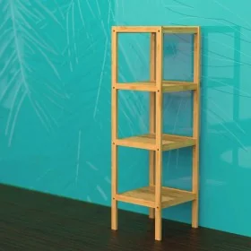 EISL Estante de baño 4 compartimentos bambú 34x33x110 cm von , Bücherregale und Regale - Ref: Foro24-438816, Preis: 62,68 €, ...