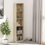 Estantería de 5 niveles contrachapada color roble 40x24x175cm by , Bookcases and shelves - Ref: Foro24-800849, Price: 109,41 ...