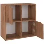 Estantería de madera de ingeniería marrón roble 60x27,5x59,5cm de , Librerías y estanterías - Ref: Foro24-338172, Precio: 45,...