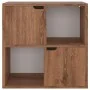 Estantería de madera de ingeniería marrón roble 60x27,5x59,5cm de , Librerías y estanterías - Ref: Foro24-338172, Precio: 45,...