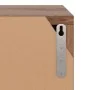 Estantería de madera de ingeniería marrón roble 60x27,5x59,5cm de , Librerías y estanterías - Ref: Foro24-338172, Precio: 45,...