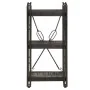 Estantería de 3 niveles madera maciza de mango negro 40x30x80cm by , Bookcases and shelves - Ref: Foro24-320625, Price: 103,6...