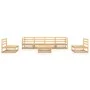Juego de muebles de jardín 7 piezas madera maciza de pino von , Gartensets - Ref: Foro24-3075404, Preis: 412,01 €, Rabatt: %