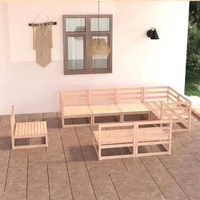 Juego de muebles de jardín 8 piezas madera maciza de pino von , Gartensets - Ref: Foro24-3075624, Preis: 472,67 €, Rabatt: %