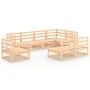 Juego de muebles de jardín 8 piezas madera maciza de pino de , Conjuntos de jardín - Ref: Foro24-3075624, Precio: 472,67 €, D...