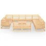 Juego de muebles de jardín 14 piezas madera maciza de pino de , Conjuntos de jardín - Ref: Foro24-3075969, Precio: 827,40 €, ...