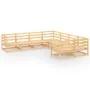 Juego de muebles de jardín 8 piezas madera maciza de pino de , Conjuntos de jardín - Ref: Foro24-3075974, Precio: 450,66 €, D...