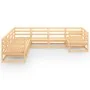 Juego de muebles de jardín 8 piezas madera maciza de pino de , Conjuntos de jardín - Ref: Foro24-3075974, Precio: 450,66 €, D...